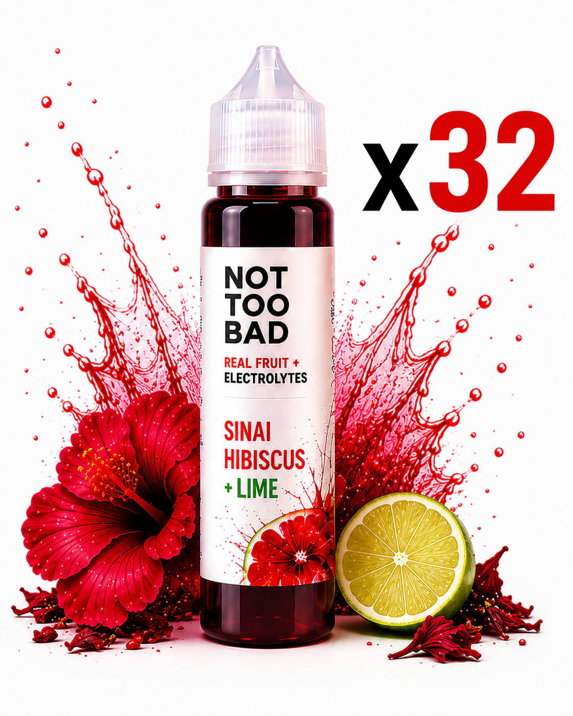 Sinai Hibiscus + Lime Electrolyte Shot